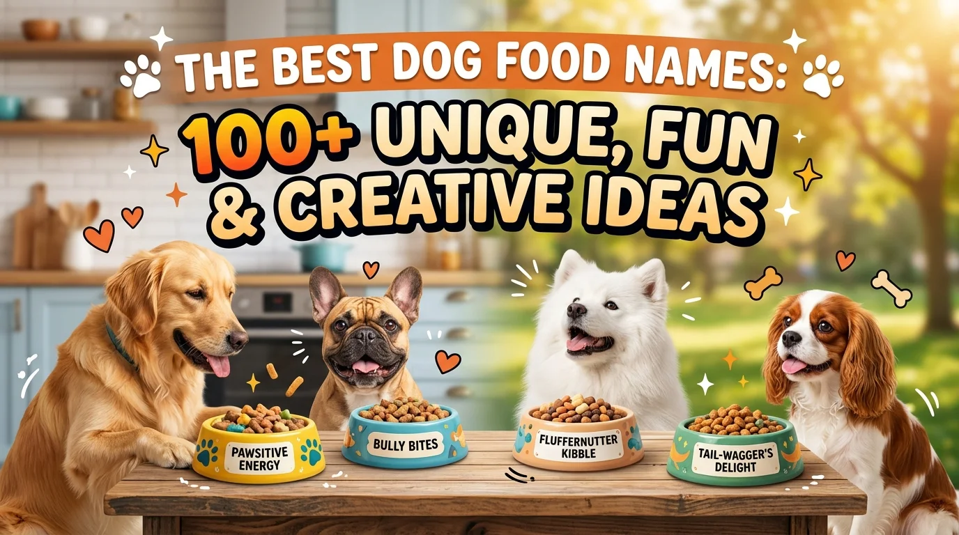 The Best Dog Food Names: 100+ Unique, Fun & Creative Ideas