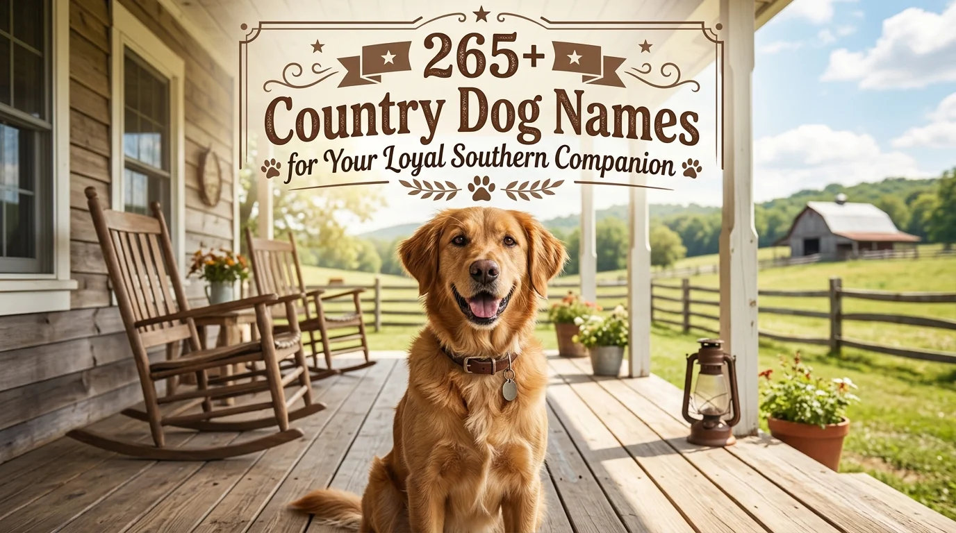 265+ Country Dog Names for Your Loyal Southern Companion