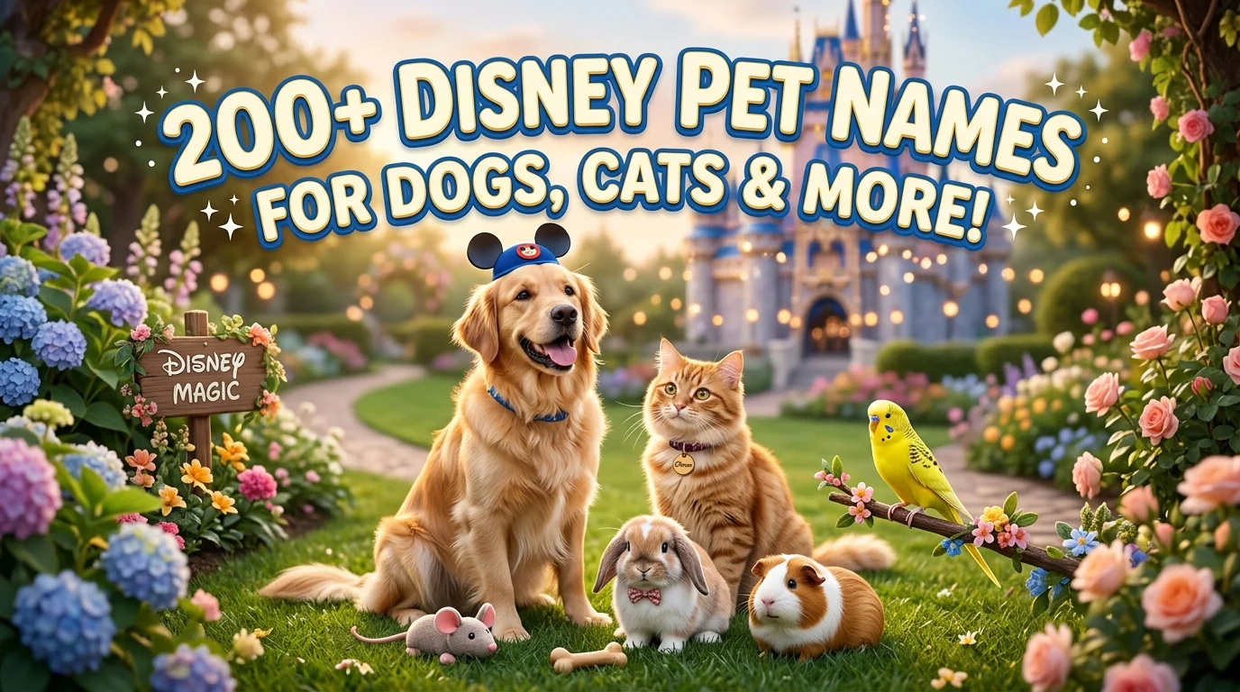 200+ Disney Pet Names for Dogs, Cats & More