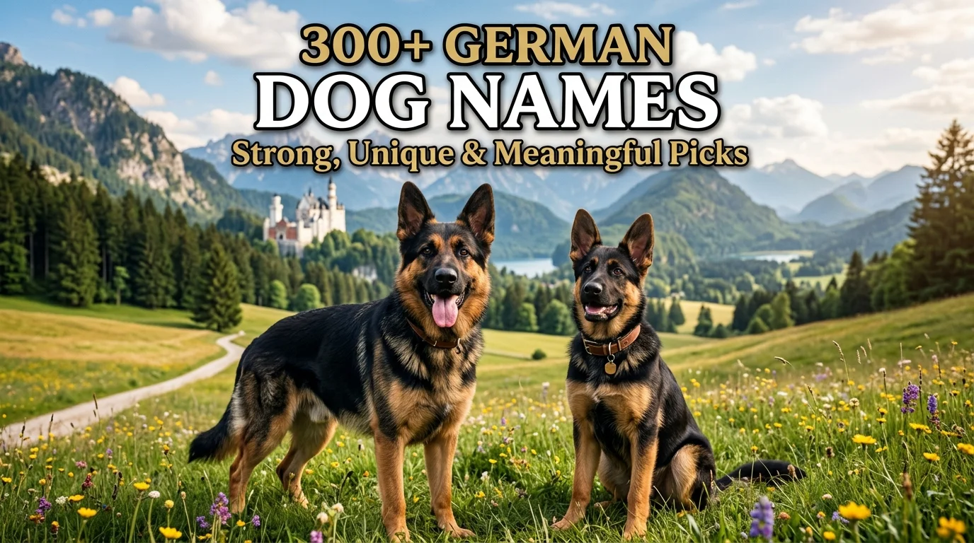 300+ German Dog Names: Strong, Unique & Meaningful Picks