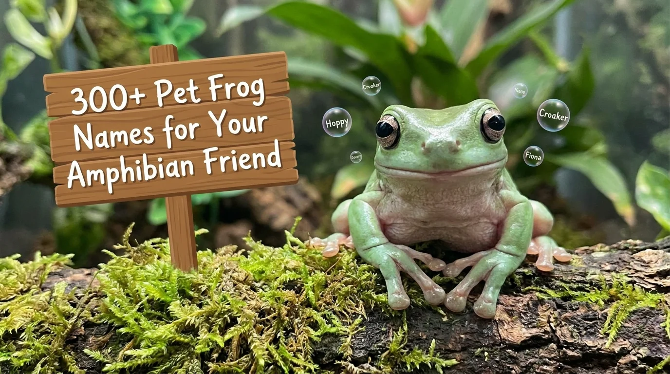 300+ Pet Frog Names for Your Amphibian Frien