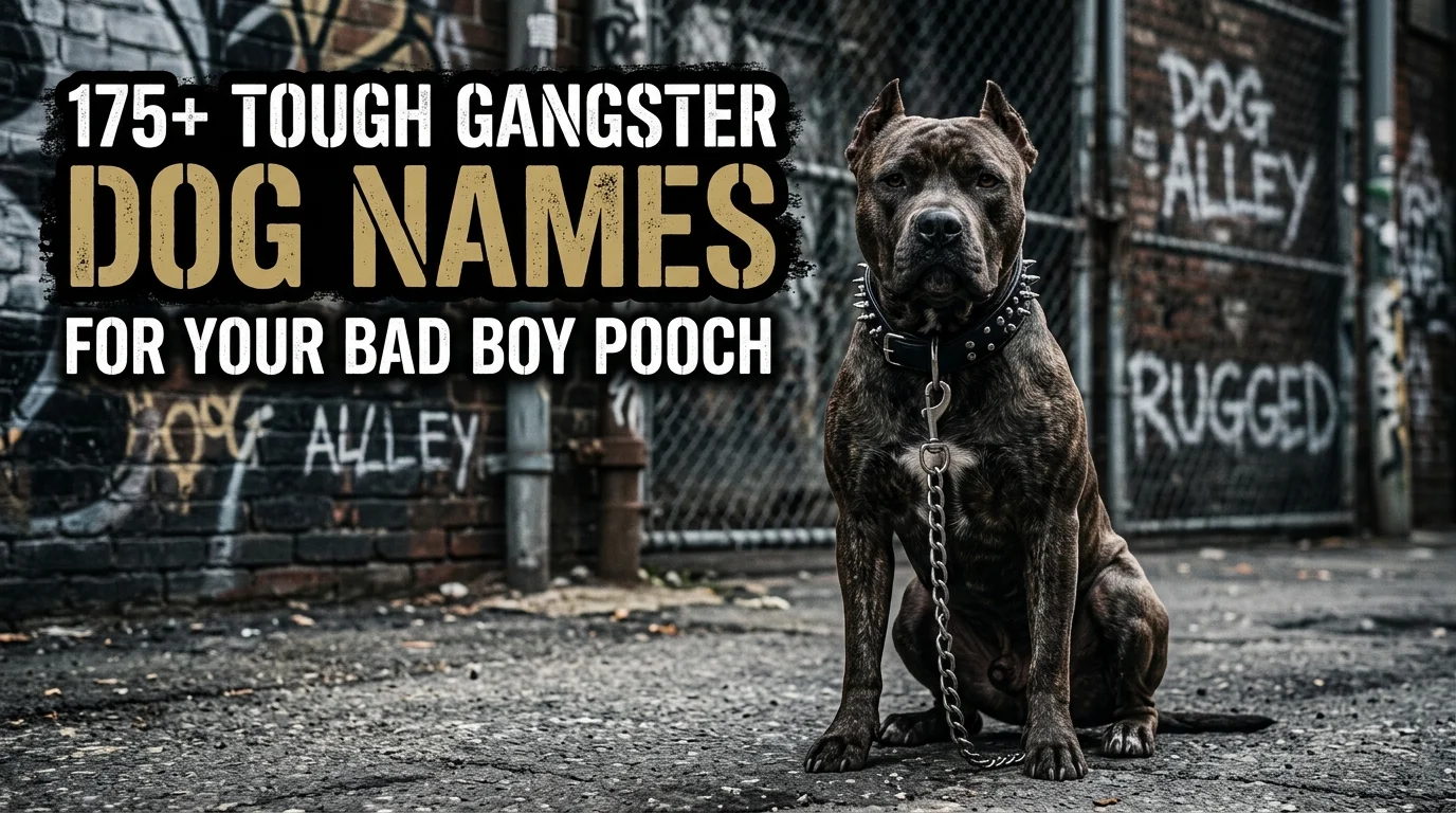 175+ Tough Gangster Dog Names for Your Bad Boy Pooch