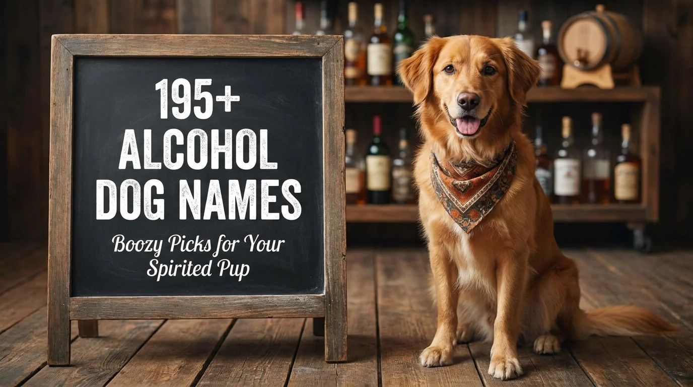 195+ Alcohol Dog Names: Boozy Picks for Your Spirited Pup