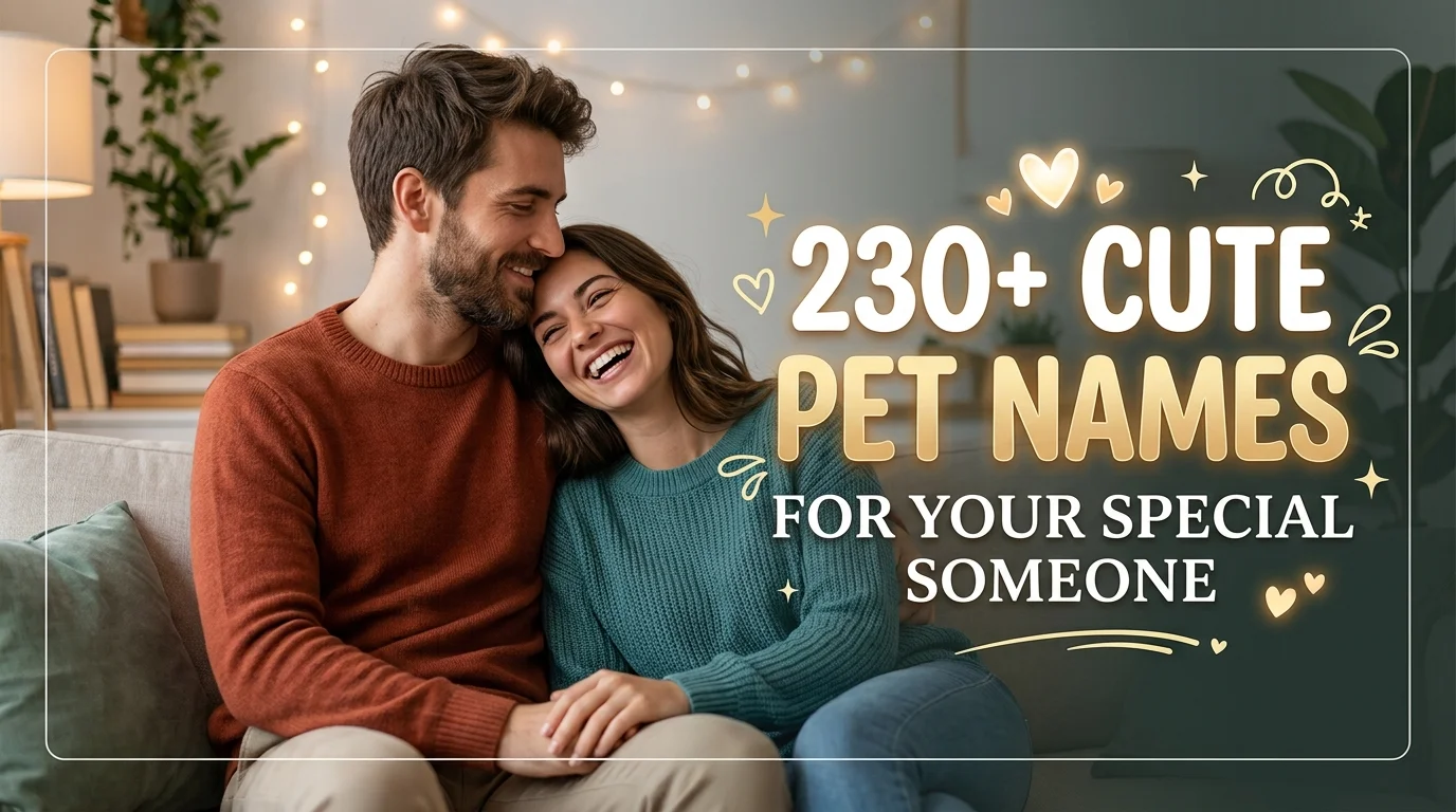 230+ Cute Pet Names for Your Special Someone