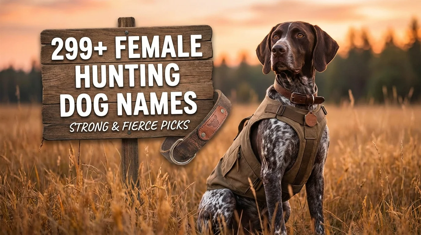 299+ Female Hunting Dog Names: Strong & Fierce Picks
