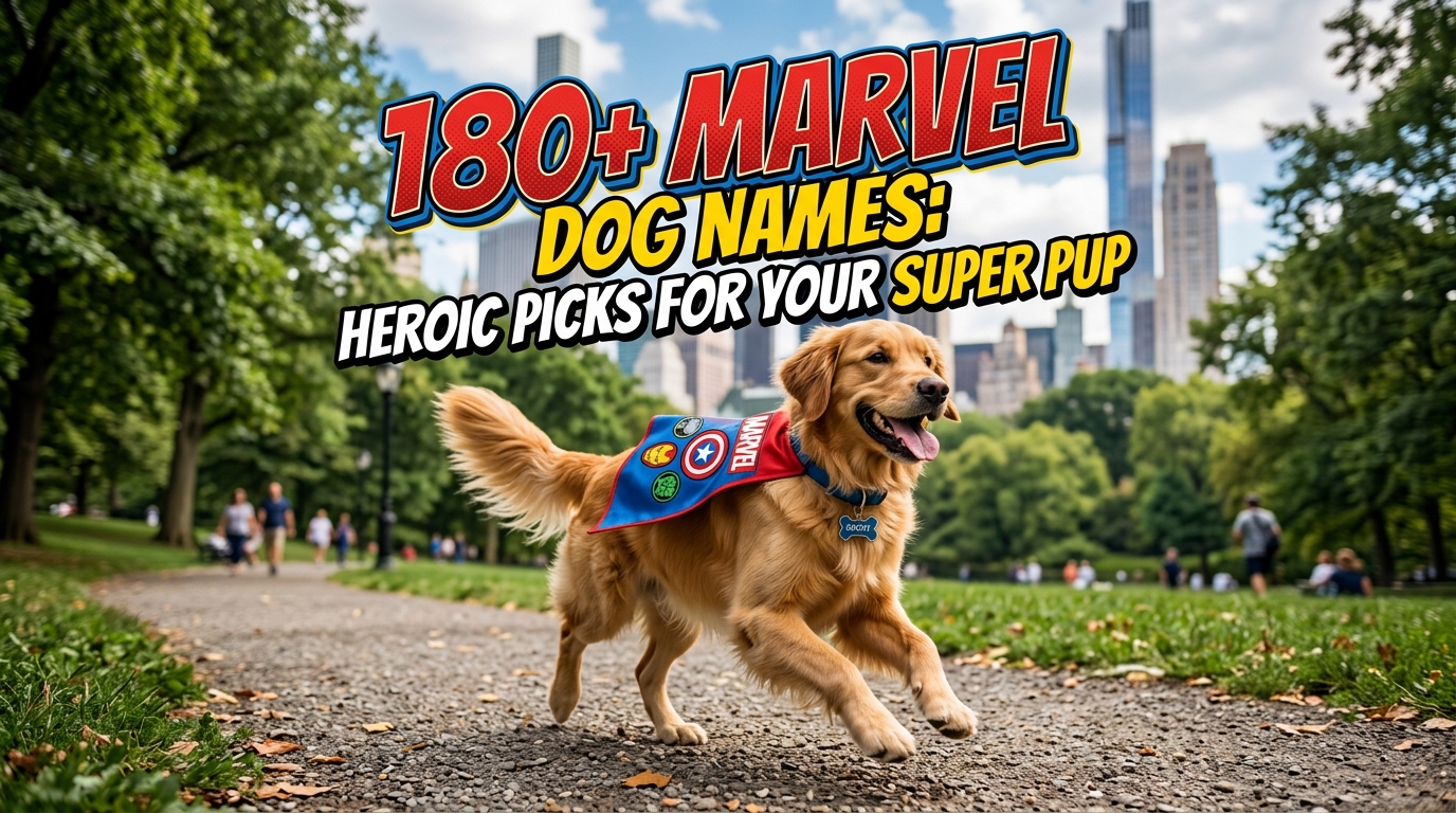 180+ Marvel Dog Names: Heroic Picks for Your Super Pup