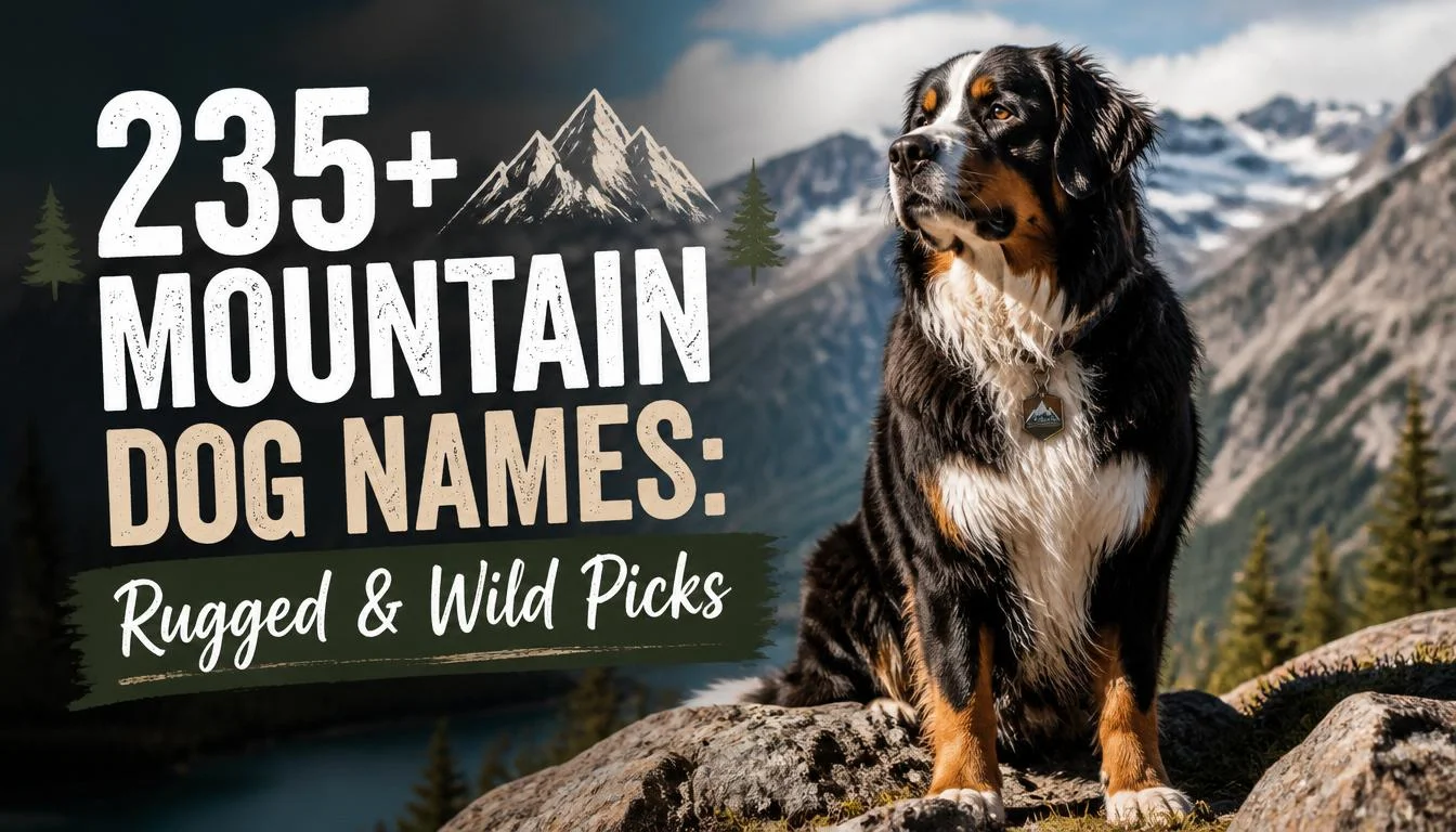 235+ Mountain Dog Names: Rugged & Wild Picks