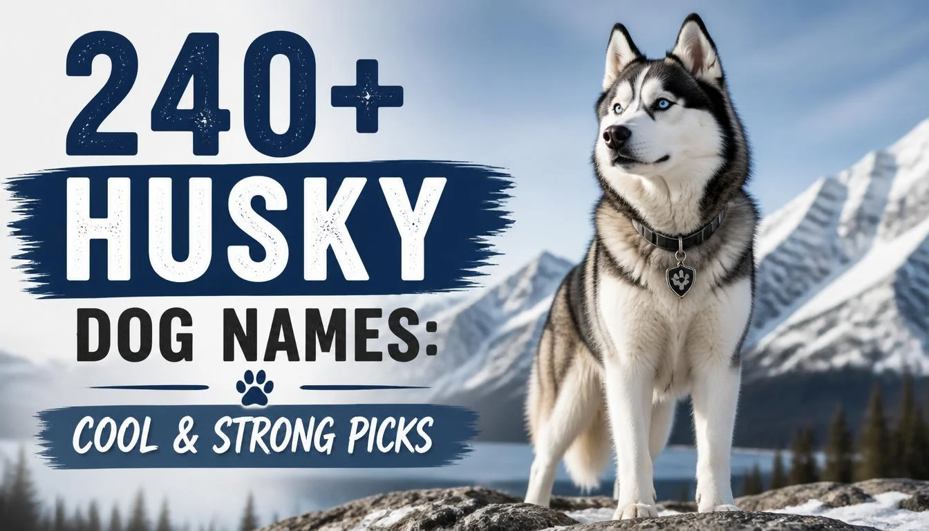 240+ Husky Dog Names: Cool & Strong Picks