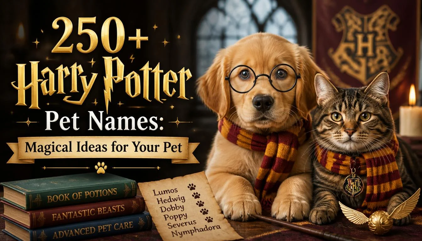 250+ Harry Potter Pet Names: Magical Ideas for Your Pet