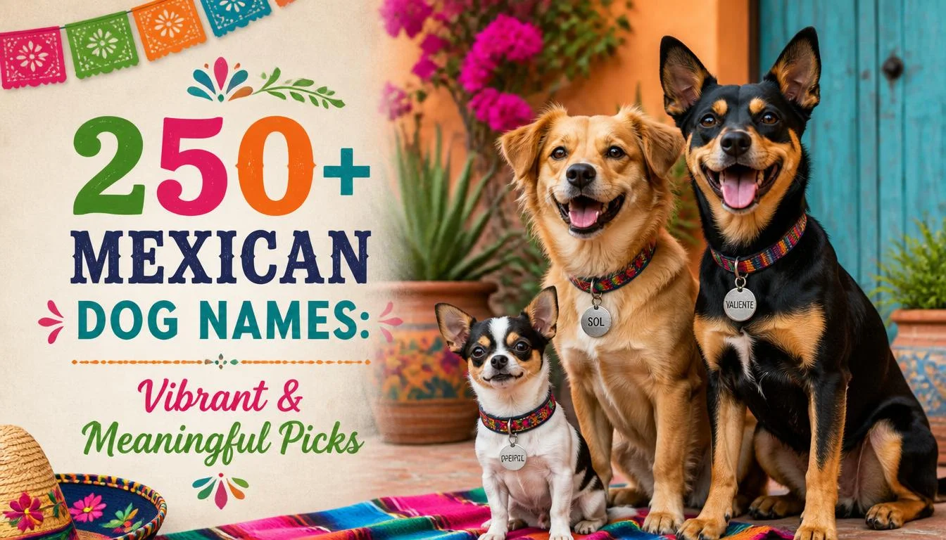 250+ Mexican Dog Names: Vibrant & Meaningful Picks