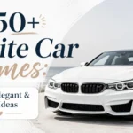 250+ White Car Names: Cool, Elegant & Fun Ideas