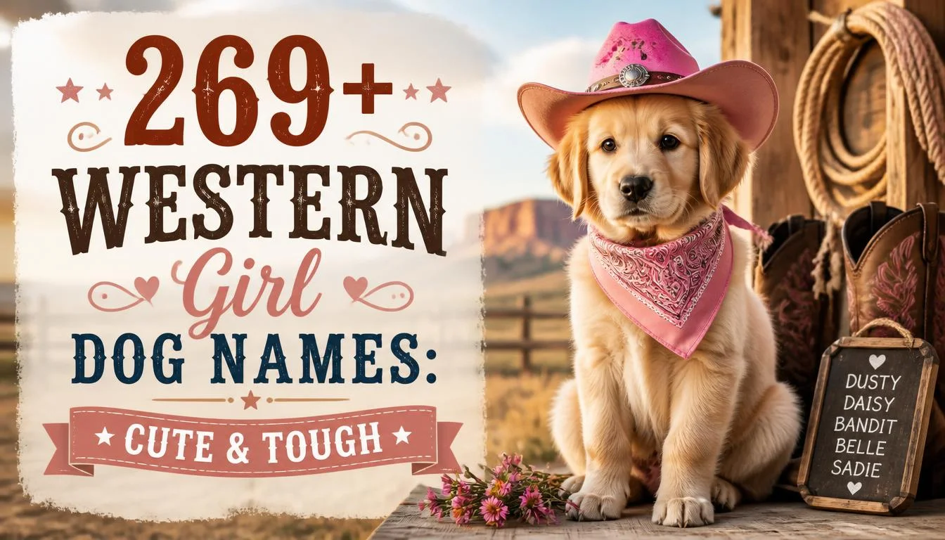 269+ Western Girl Dog Names: Cute & Tough