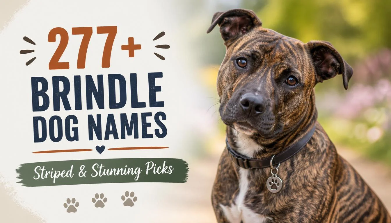 277+ Brindle Dog Names: Striped & Stunning Picks