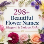 298+ Beautiful Flower Names: Elegant & Unique Picks