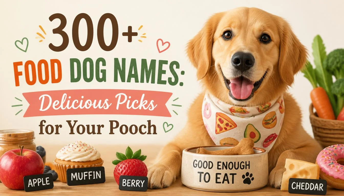 300+ Food Dog Names: Delicious Picks for Your Pooch