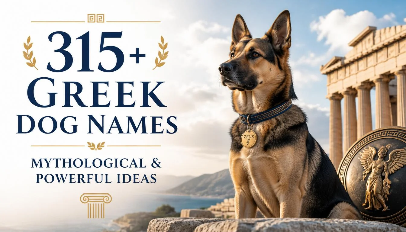 315+ Greek Dog Names: Mythological & Powerful Ideas