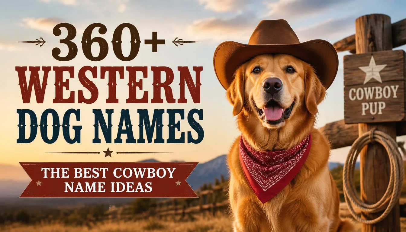 360+ Western Dog Names: The Best Cowboy Name Ideas