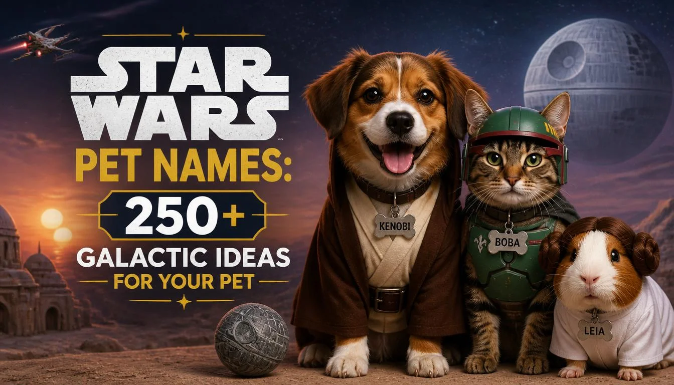 Star Wars Pet Names: 250+ Galactic Ideas for Your Pet