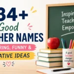 234+ Good Teacher Names: Inspiring, Funny & Creative Ideas