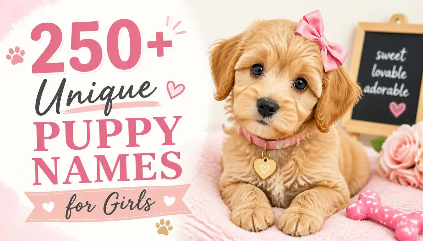 250+ Unique Puppy Names for Girls