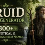 Druid Name Generator: 300+ Mystical & Nature-Inspired Names