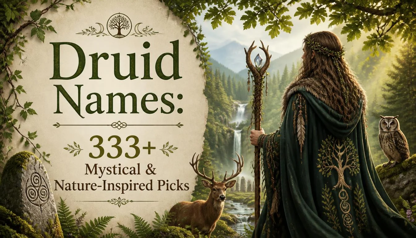 Druid Names: 333+ Mystical & Nature-Inspired Picks