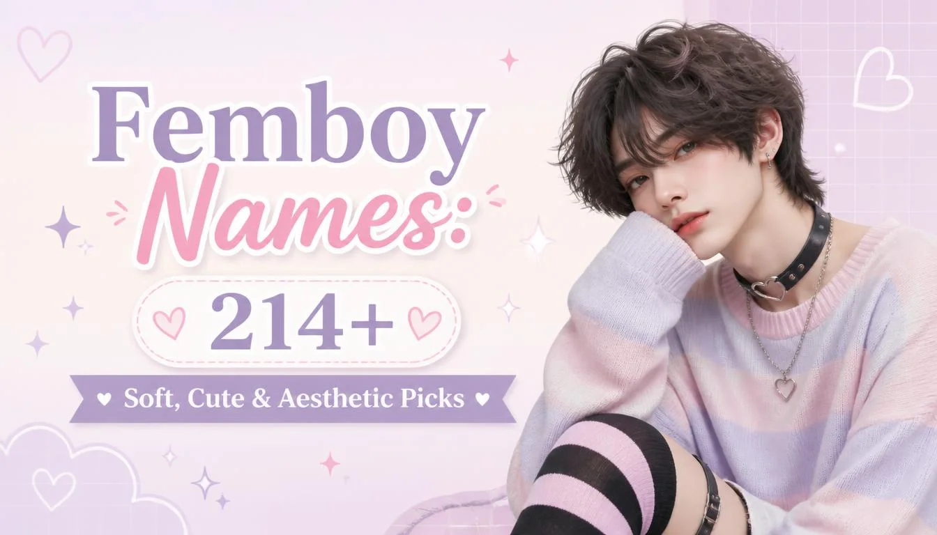 Femboy Names: 214+ Soft, Cute & Aesthetic Picks